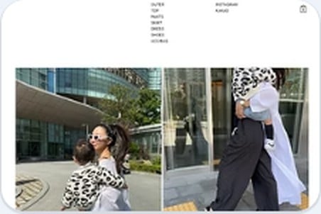 드노리타 쇼핑몰 화면
